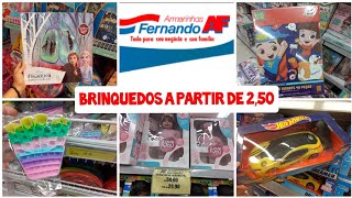 BRINQUEDOS A PARTIR DE 250 REAIS ARMARINHOS FERNANDO [upl. by Yvan]