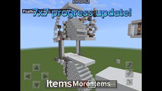 My first ever 7x7 progress update in MCBE [upl. by Kampmann]