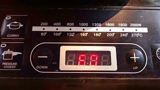 Induction stove E0 error problem  Temperature sensor problem [upl. by Leroj]