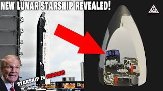 Elon Musk just officially revealed NEW Lunar Starship Design that Stunned NASA [upl. by Ecirehc]