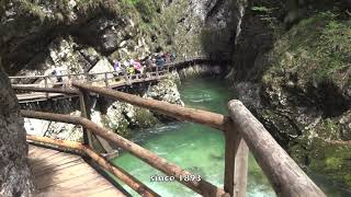 Things to see and do in Slovenia Vintgar Gorge [upl. by Allerbag]