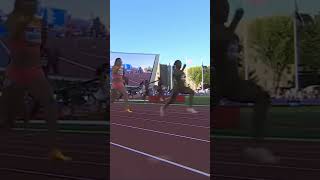 quotShaCarri Richardsons Spectacular 200m Run Olympic Semi Finalsquot track shacarririchardson fun [upl. by Kinny]