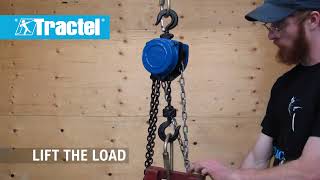 Tractel’s Tralift manual chain hoist [upl. by Urania]