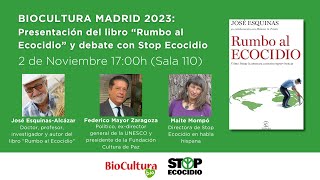 Biocultura Madrid 2023 Presentación del libro Rumbo al Ecocidio y debate posterior con su autor [upl. by Eita]