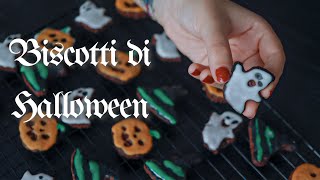 BISCOTTI di HALLOWEEN al cioccolato [upl. by Nwahsiek]