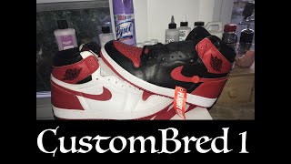 Heritage Jordan 1 Custom Bred [upl. by Annodahs590]