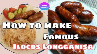 How to make Ilocos Longganisa Garlic Blackpepper with recipe [upl. by Anaitsirc]