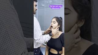 Tmj jaw and nose chiropractic alignment trending shortfeed ytshorts [upl. by Lachish618]