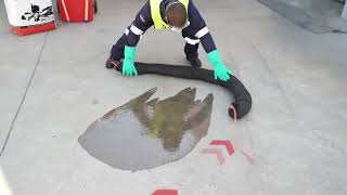 How to use your Spill Tech Oil Spill Kit Afrikaans [upl. by Tarttan]