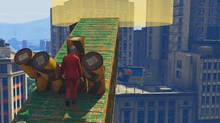 NOT SO EPIC PARKOUR GTA 5 Funny Moments [upl. by Ainet]