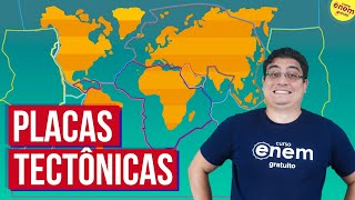 TEORIA DAS PLACAS TECTÔNICAS  Resumo de Geografia para o Enem [upl. by Ynohtnaleahcim]