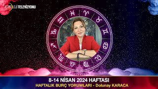 814 NİSAN 2024 HAFTASI Burç Yorumları  Dolunay KARACA [upl. by Tnaryb740]