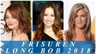 Frisurentrends mit long bob 2018 [upl. by Nywroc]