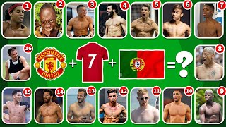 Full 139 Guess the BODY JERSEY Red CardSONG of Greatest Football Players of All TimeCR7 Messi [upl. by Annotahs]