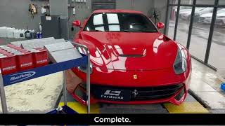 Ferrari F12 Berlinetta Maintenance Service Process  Oil Change [upl. by Mariano]