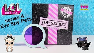 LOL Surprise Pets Eye Spy Series 4 New Doll Unboxing Toy Review  PSToyReviews [upl. by Iggie]