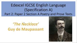 Analysis of The Necklace by Guy de Maupassant [upl. by Leoy]