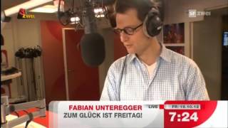 «Zum Glück ist Freitag» vom 19102012 22  Comedy mit Fabian Unteregger  SRF [upl. by Ocirred]