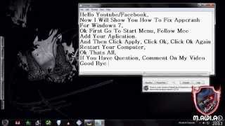 How To Fix Appcrash For Windows 7 [upl. by Eilsek]