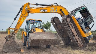 JCB 3DX Unloading from Truck and Pipeline dig Installation and backfilling  Jcb video [upl. by Notse574]