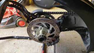 Ducati Diavel Front amp Rear Wheel Removal [upl. by Laius]