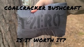 The Coalcracker Bushcraft T6Zero tarp initial impression and very slight modification [upl. by Nahsyar984]