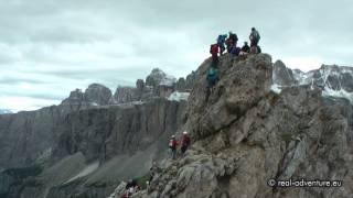 Klettersteig Ferrata Kleine Cirspitze  Gröden SellaDolomiten  Abenteuer Alpin 2011 Folge 102 [upl. by Aiciles]