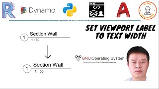 Set Viewport Label To Text Width Revit Dynamo  Chỉnh Viewport Label bằng Text  Kỹ sư giấy [upl. by Ahseek]