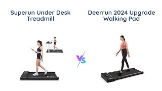 SupeRun vs DeerRun Best Under Desk Treadmill Comparison 🏃‍♂️🏋️‍♂️ [upl. by Harvard]