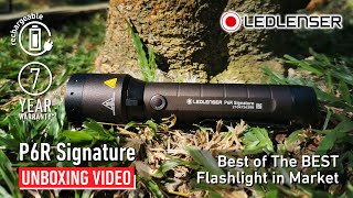 Ledlenser P6R Signature Flashlight Unboxing Video LED Lenser Ledlenser Malaysia Torch Core Work [upl. by Efeek]