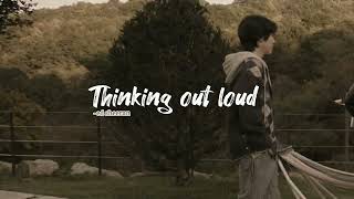 Thinking out loud ed sheeran lyrics [upl. by Annais]