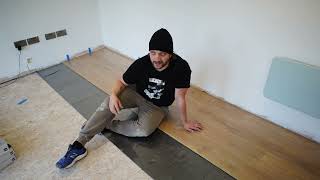 Garden Room  Part 17  Starting The Laminate Flooring [upl. by Matthaus]