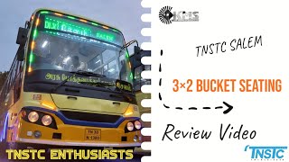 KMS Built💛  3×2 Bucket seating💺  Review Video  TNSTC ENTHUSIASTS 💙 [upl. by Autumn]