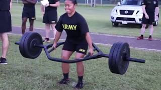 25th Infantry Division conduct the new Army Combat Fitness Test AFCT [upl. by Ahseekat]