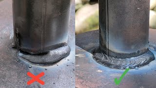 techniques that have never been told about how to weld thin pipes  stick welding [upl. by Erastatus]