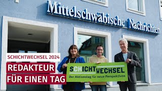 Redakteur für einen Tag Schichtwechsel im DominikusRingeisenWerk [upl. by Nebeur]