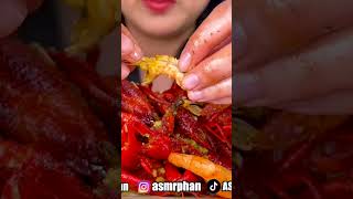 Opening a Giant Crawfish asmr food mukbang [upl. by Corene]