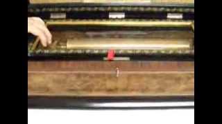 Antique 1800s Henry Gautschi 8 Melody Tune Restored Music Box [upl. by Nassir]