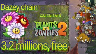 Plants vs Zombies 2 Arena Week 301 32m free PvZ 2 Dazey Chain Tournament [upl. by Anyl]