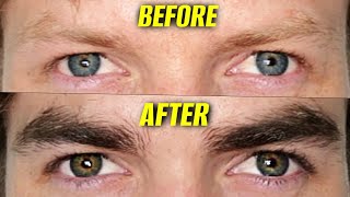 How to Grow Thicker More Masculine Eyebrows [upl. by Cnahc]