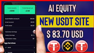 100 Safe USDT Money Making App  Withdrawal 2 USD Proof  USDT Investment  New Usdt Earning App [upl. by Noiek]