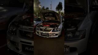 1200 HP Evo mitsubishi evolution evo car automobile cars meet lancer shorts [upl. by Burkhart584]