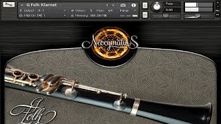 Neocymatics Ethnic Clarinet  Demo [upl. by Eissen448]