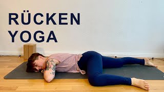 4 Rücken Yoga Hüfte dehnen  Geschmeidige amp lockere Hüften [upl. by Cello]