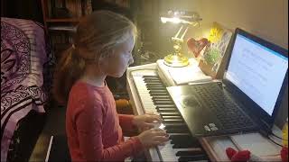 Piano Marvel Competition 2024  Sarah Marcu playing quotDomnul Ostiriiquot by Eldad Kids [upl. by Setsero481]