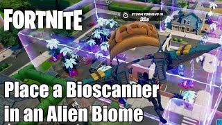 Place a Bioscanner in an Alien Biome  Fortnite Doctor Slone Legendary Quest  Chapter 2 Season 7 [upl. by Benjamin361]