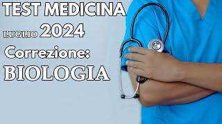 Test Medicina 2024 Luglio  Parte di Biologia [upl. by Shannah293]