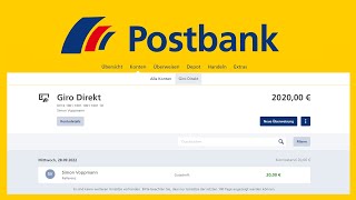 Postbank Tutorial Alles was du über das Girokonto amp Co wissen musst [upl. by Shane]