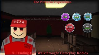 The Pizzeria Experience 🍕 All Ending Full Walkthought Roblox [upl. by Rudiger]