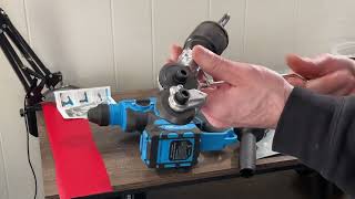 Electric Drill Plate Cutter Power Sheet Metal Shear Review [upl. by Etnahs]